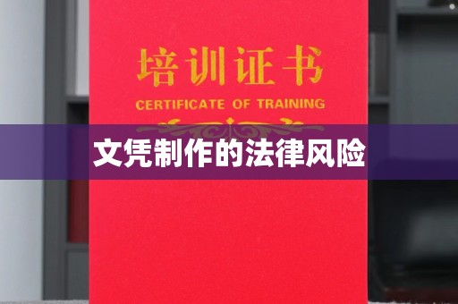火炬文凭制作的法律风险